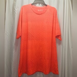 Under Armour Flourescent Orange Plus Size Heatgear Short Sleeve Tee!
